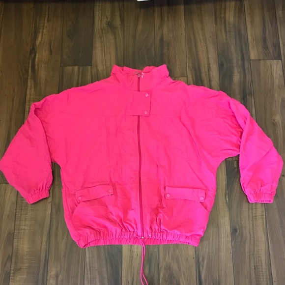 Vintage adidas jacket pink sz large women - Picture 3 of 8